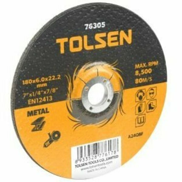 Tolsen 4-1/2x1/25x7/8 Flat Cut Off Wheel 4-1/2 x 1/25 x 7/8 Cutting Disc 76132